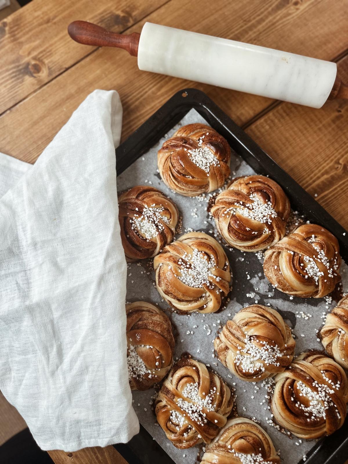 Kanelbullar med fördeg