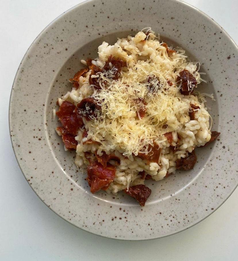 Risotto med Spianata Piccante salami