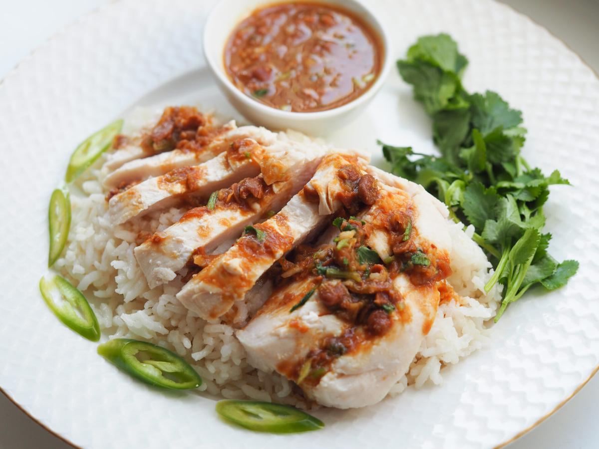 Kao man gai – Thailändsk kyckling och ris
