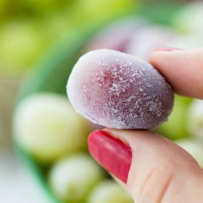 Frozen Grapes - The Best Snack Ever! - Vegan Heaven