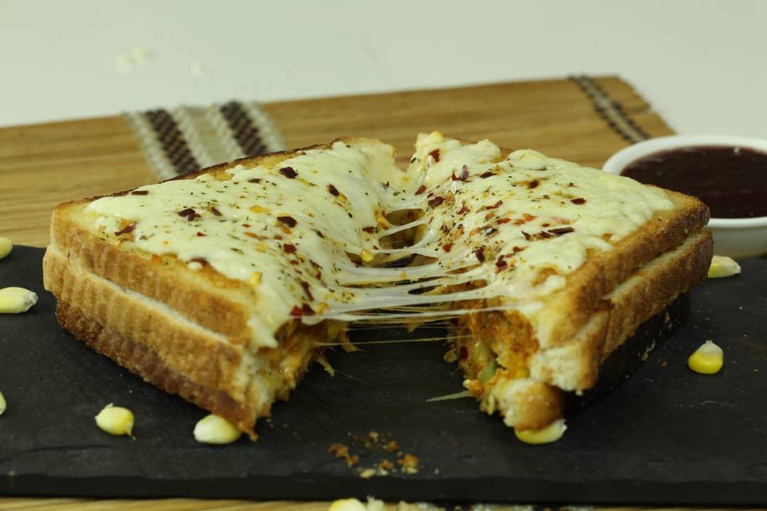 Crispy Triple Layered Sandwich | Madhura's Recipe %